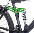 Genesis V2100 Men's Dual Suspension Mountain Bike, 26in, Slate Gray