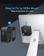 Kamrui Mini PC AK1 Pro 12GB RAM 256GB SSD