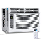 6,000 BTU Window Air Conditioner, 115V, with Reusable Filter and Controls
