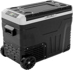 EUHOMY 37 Qt Portable Electric Refrigerator Freezer, 35 Liters, Black.Gray - CFB-35
