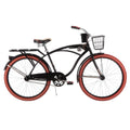 Huffy Men's Cruiser Bike 26 in Black - Nel Lusso
