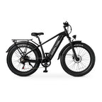 Ozark Trail Electric Fat Tire Bike, 26in, 48V, Class 2, Black, Fits Riders 5ft 2in - 6ft 1in - M.3 Ranger+
