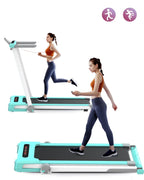 FYC 2-in-1 Under Desk Treadmill, 2.5HP, 41.3 x 15.6 inch, 265 Lbs Capacity, Green