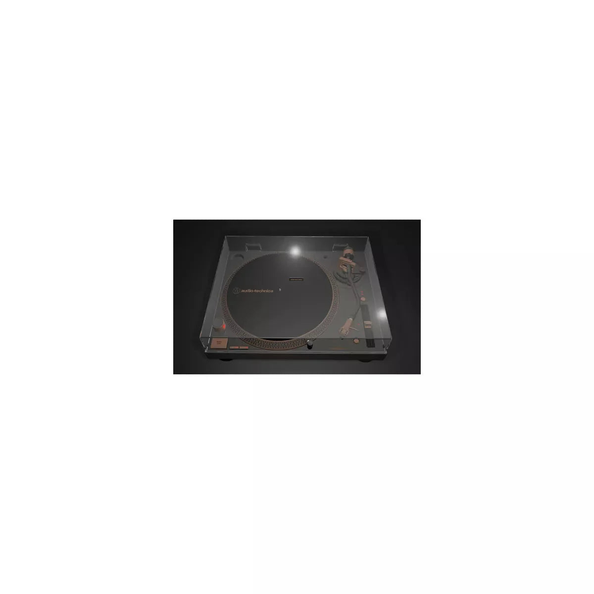 Direct-Drive USB Turntable 3-Speed Vinyl Player With Built-In Preamp And Digital Conversion - Bronze