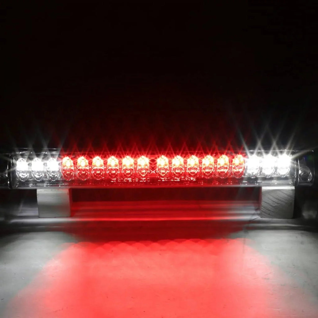 Spec-D Tuning Black LED Strip Projector Headlights With 6-LED Fog Lamps - Ford F150 Flareside 1997-2003, 04 Heritage