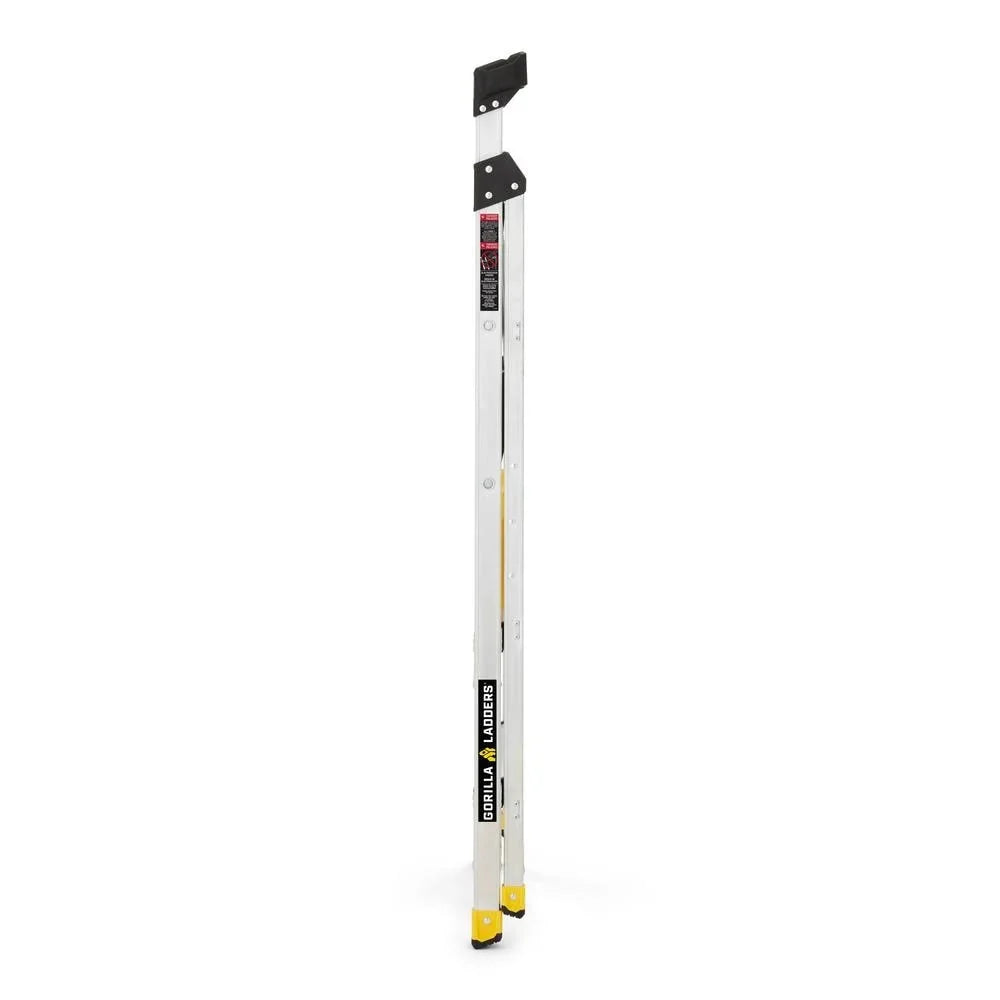 Gorilla Ladders Aluminum Dual Platform Ladder With Project Bucket, 5.5 Ft, 300 Lb Capacity
