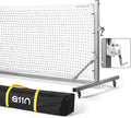 Pickleball Net System, White, Metal, 22' Wide