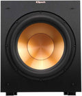 12-Inch Powered Home Theater Subwoofer, 400W Digital Power, Front-Firing Copper-Spun Driver - Black