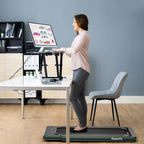 2-in-1 Folding Electric Treadmill, 2.25 HP, Under-Desk, with Dual Display and Smart App Control