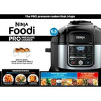 10-in-1 6.5-Qt Pressure Cooker and Air Fryer Multicooker, Stainless Steel