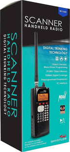 Whistler Handheld Digital Scanner Radio, Black - WS1040