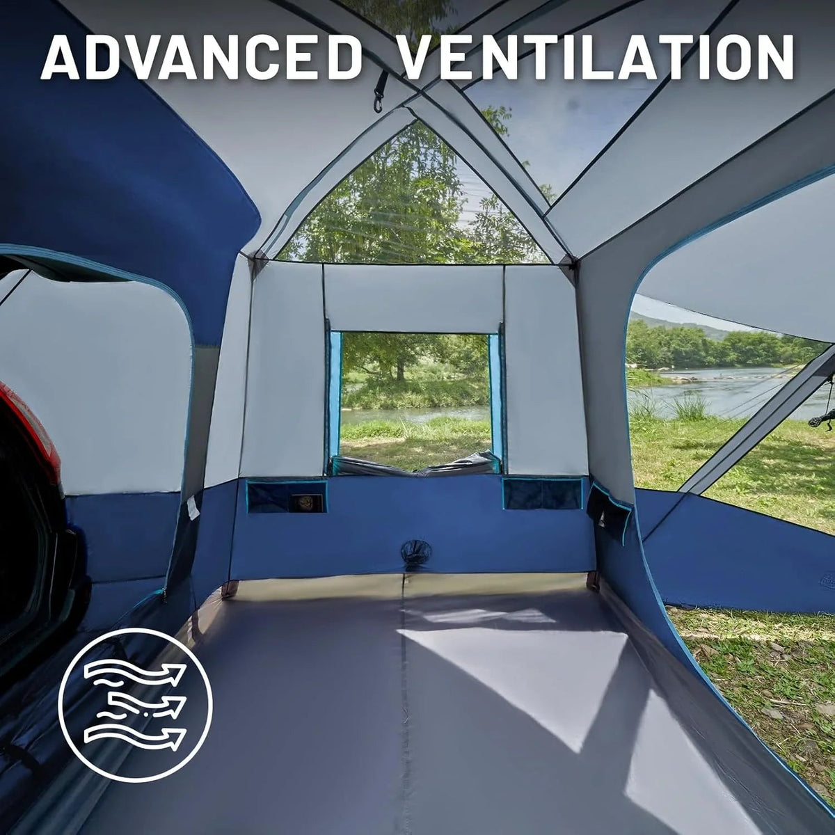 TIMBER RIDGE SUV Tent, 5-9 Person, 13' W x 10' L x 7.1' H