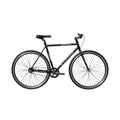 Micargi Fixie Bicycle, Matte Black, 57cm - RD-269-57