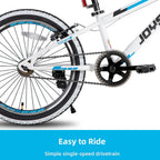20-Inch/24-Inch Kids Mountain Bike, Single-Speed Bicycle