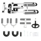 Leg Stretcher Training Machine, Steel, Gray, 330 lbs Capacity