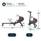 Echelon Magnetic Resistance Rowing Machine
