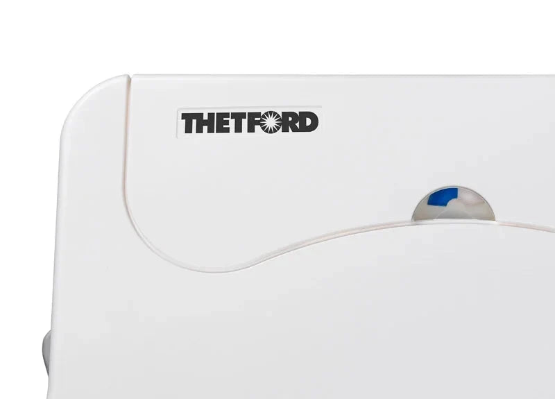 Thetford Porta Potti Portable Battery Powered Flush Travel Toilet, White - 565E