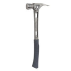 Stiletto 15 oz Ti-Bone III Titanium Hammer With Milled Face Curved Handle - TB3MC