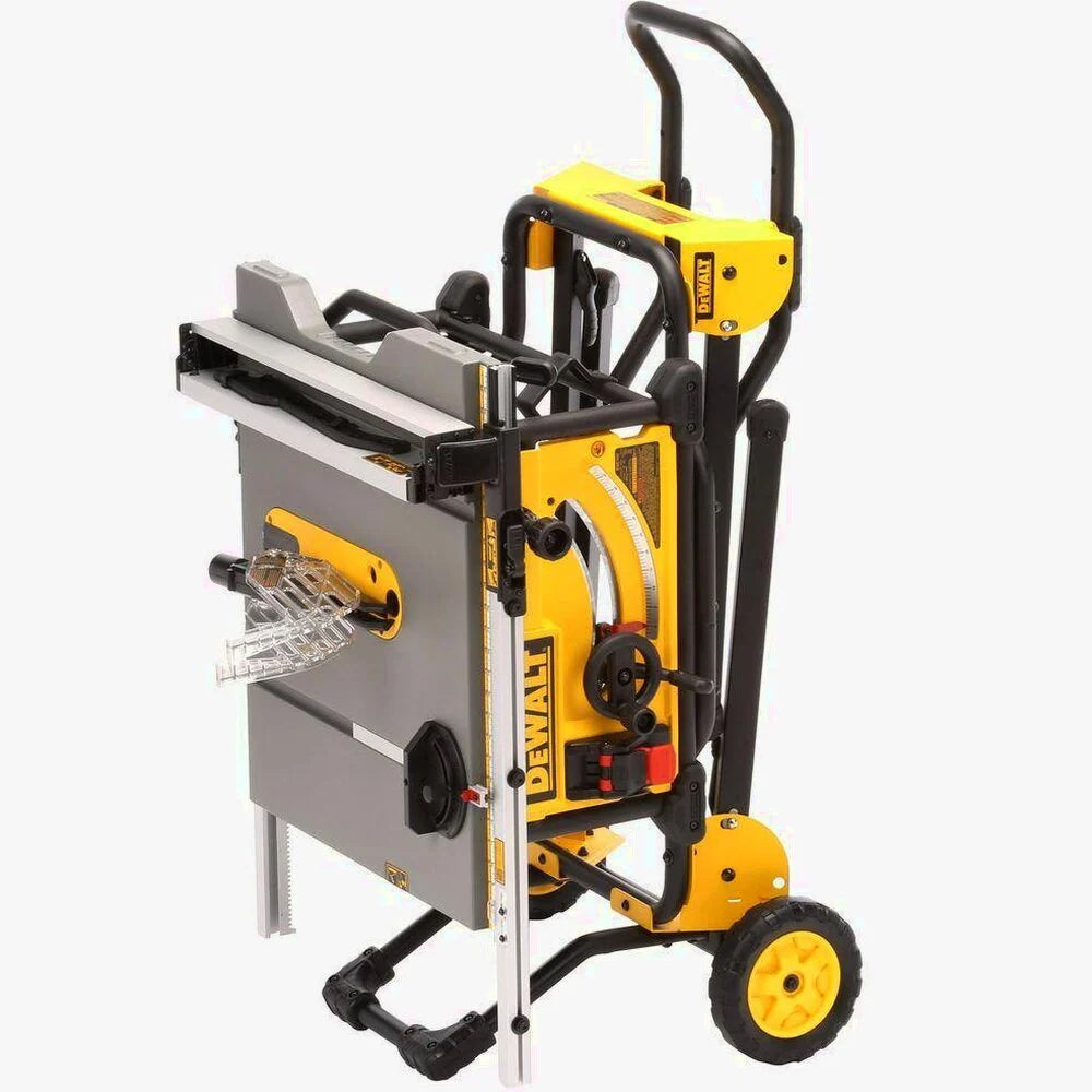 DEWALT 15 Amp Corded 10 in Job Site Table Saw With Rolling Stand - DWE7491RS