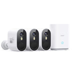 Wireless Outdoor Security Camera System – 2K HD, 166° Wide Angle, 100% Wire-Free, No Monthly Fees