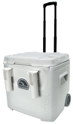 Igloo 52 QT 5-Day Marine Ice Chest Cooler With Wheels, White