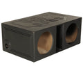 QPower Dual 12 Inch Vented Car Subwoofer Enclosure - QBOMB12VL