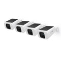 Eufy SoloCam S230 Solar Security Camera 4K UHD White 4-Pack - S40