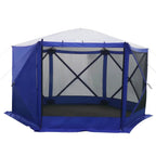 Ozark Trail Outdoor Camping Screen House, 11 ft x 10 ft x 88.5 in, 1 Room, Blue - 6 Hub