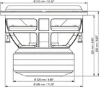 Car Audio 12in 2 Ohm Subwoofer And Monoblock Amplifier Package - STU-1246D2