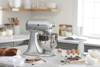 5-Quart Tilt-Head Stand Mixer, Electric Kitchen Mixer with Bowl, Multi-Speed Settings for Baking, Mixing and Food Preparation