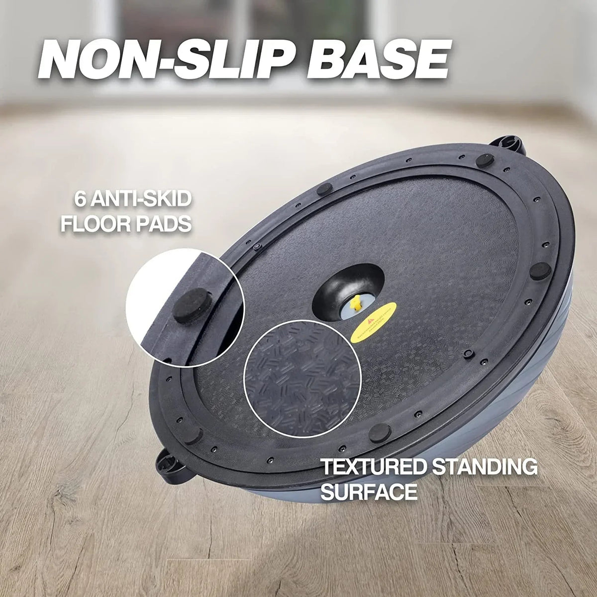 IFAST Balance Trainer 23 Inch Half Ball With Resistance Bands - 660LB Weight Capacity