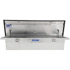 UWS Low Profile Aluminum Truck Tool Box with Stainless Steel Handles, Pickup Bed Storage Chest