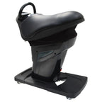 EQCOTWEA Electric Horse Riding Machine, 200w, 4 Modes, Black