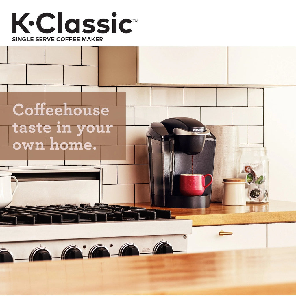 Keurig K Classic Coffee Maker Single Serve K Cup Pod Coffee Maker, Black