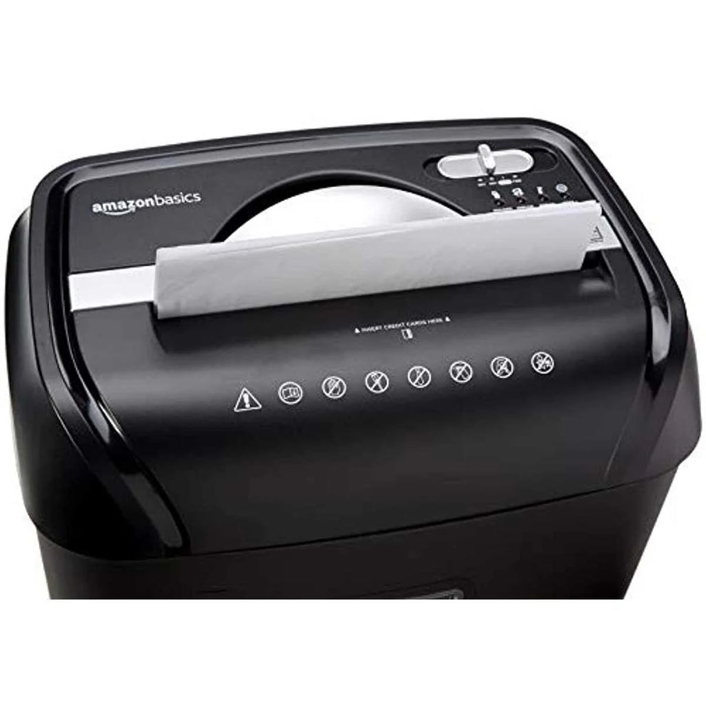 Amazon Basics 12-Sheet Cross-Cut Paper And Credit Card Home Office Shredder