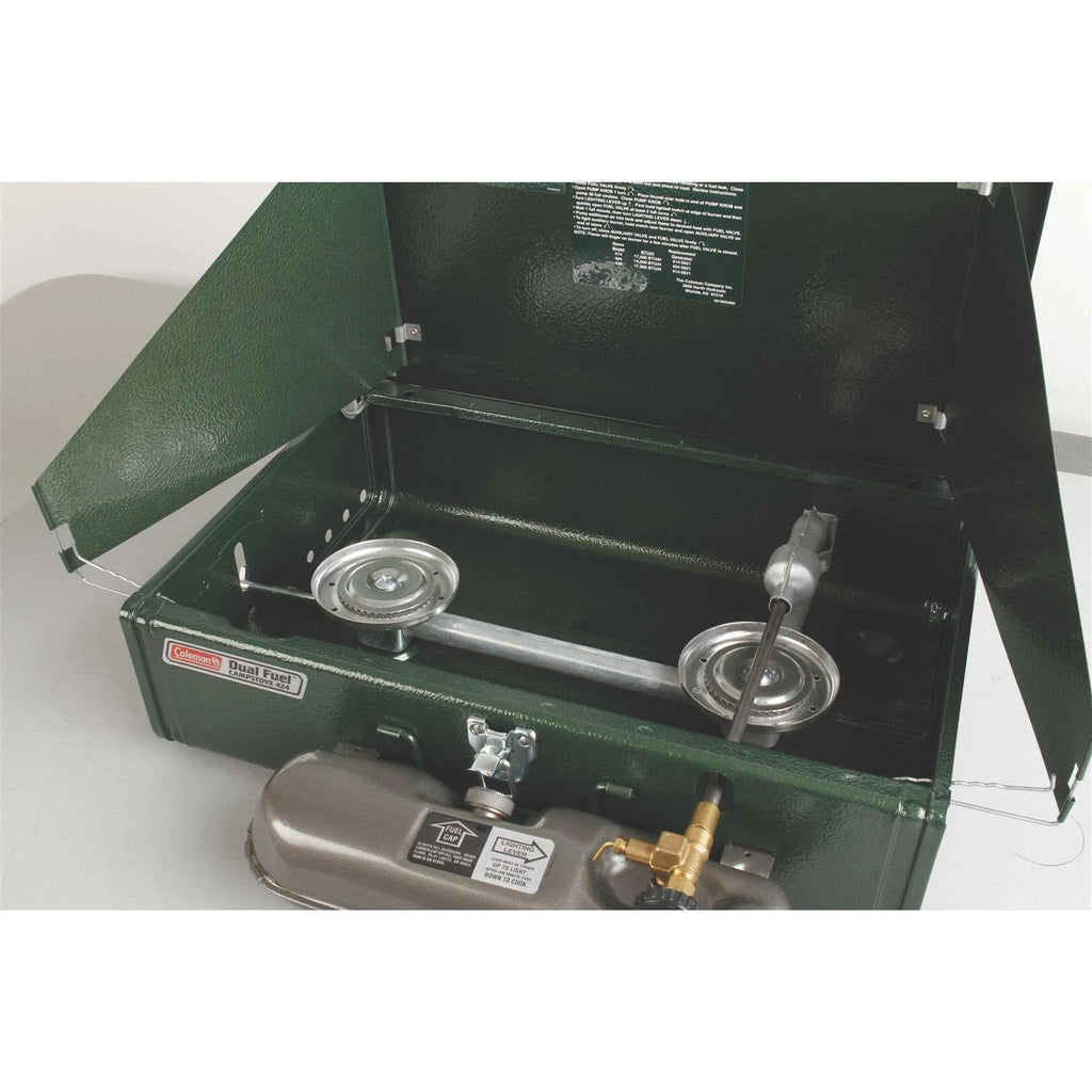 Coleman Dual Fuel 2-Burner Stove, 5 x 11 x 19 in - Guide Series