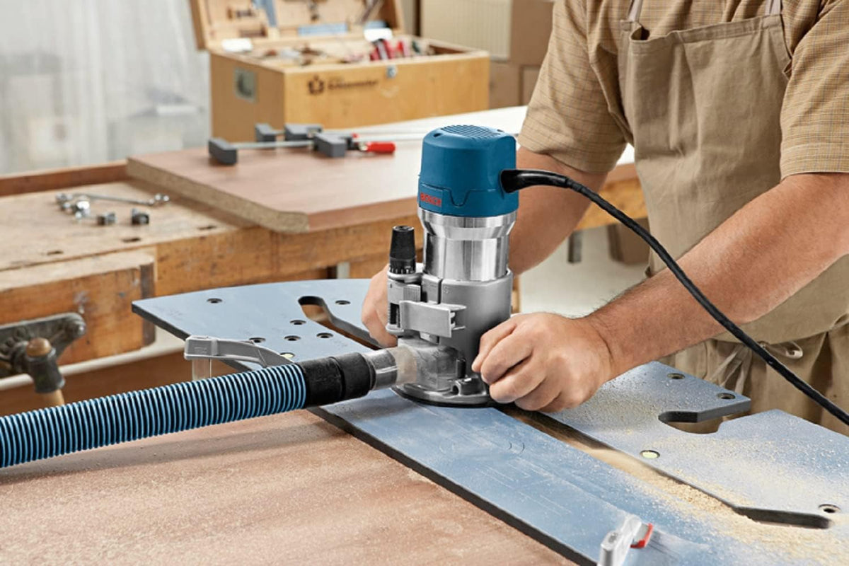 12-Amp 2.25 HP Variable-Speed Router Combo Kit with Plunge Router and Fixed Base