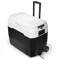 53-Quart Portable Bluetooth Rolling Cooler Refrigerator