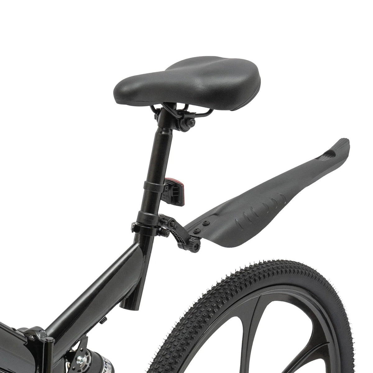 Aiqidi 26 Inch 21 Speed Full Suspension Folding Mountain Bike, Black