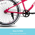20-Inch/24-Inch Kids Mountain Bike, Single-Speed Bicycle