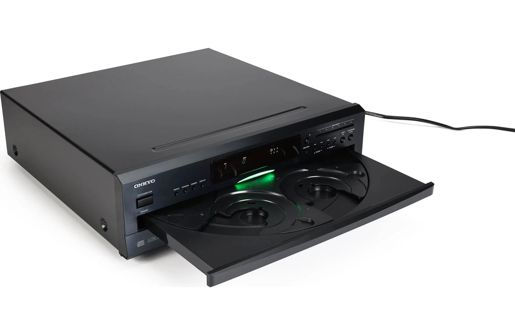 Onkyo 6-Disc CD Changer, Black - DX-C390
