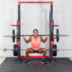 Lifeline Fitness Half Rack Exercise Power Cage, 86.5 in Tall - C1 Pro