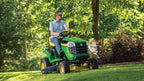 42-Inch 17.5 HP Gas Riding Lawn Mower with Hydrostatic Drive