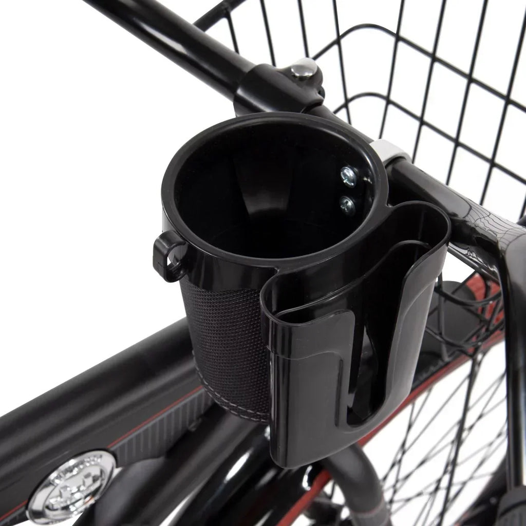Huffy Men's Cruiser Bike 26 in Black - Nel Lusso