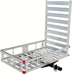 Aluminum Hitch Mount Cargo Carrier With 47 in Long Ramp, 1 Pack - 80779