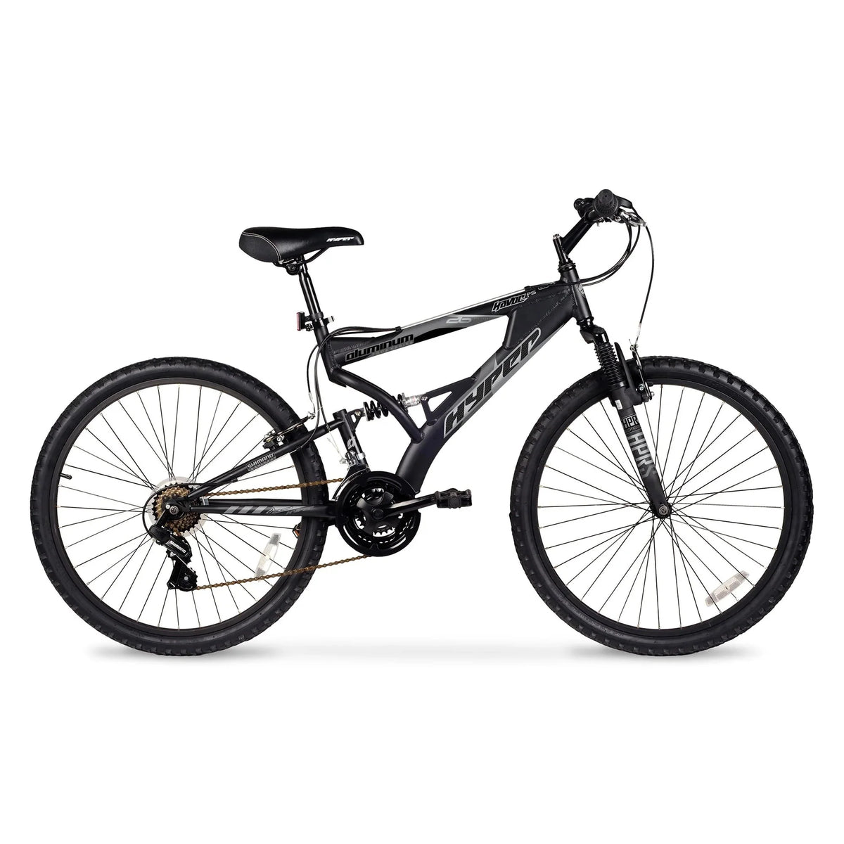 Hyper Bicycles Men's Havoc Mountain Bike, 26 inch, 21 Speed, Black