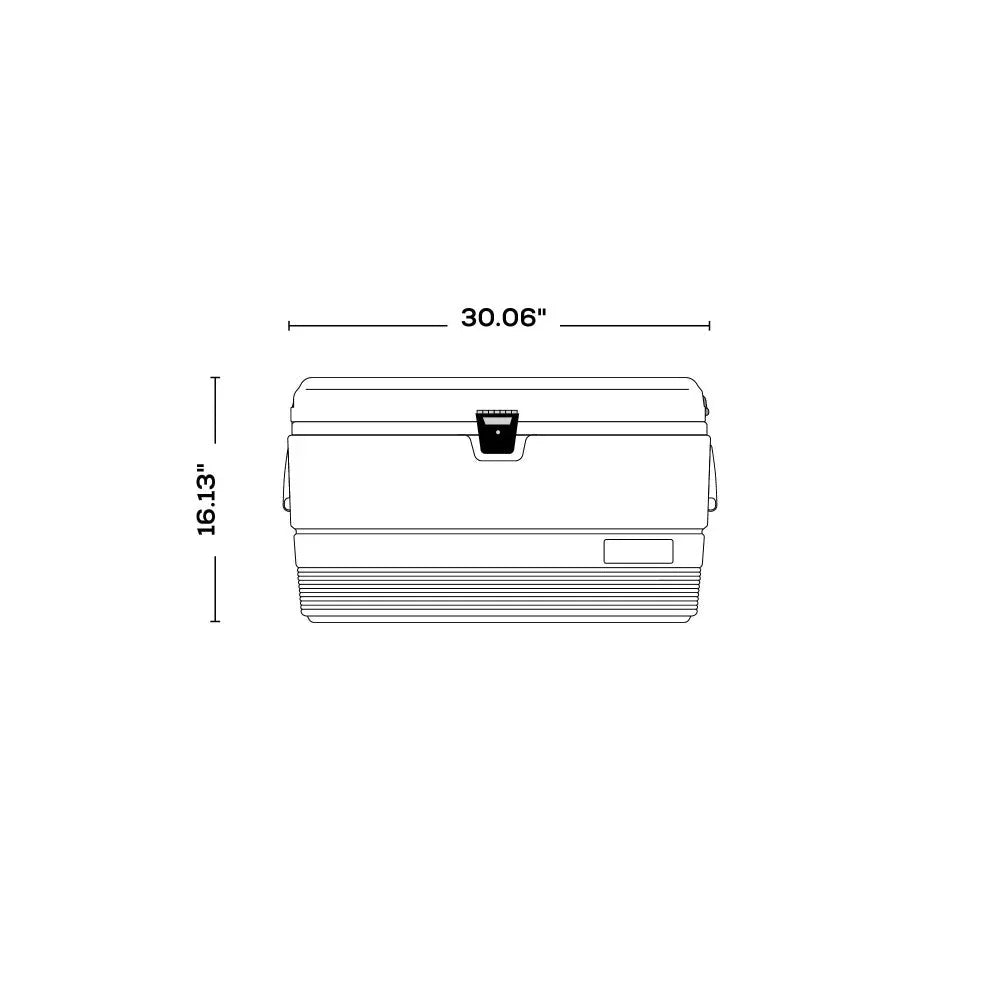 IGLOO Marine Ultra Hard Cooler 72 Qt White - 00044685