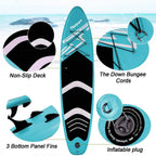FBSPORT Inflatable Stand Up Paddle Board 11ft x 33in x 6in With SUP Accessories