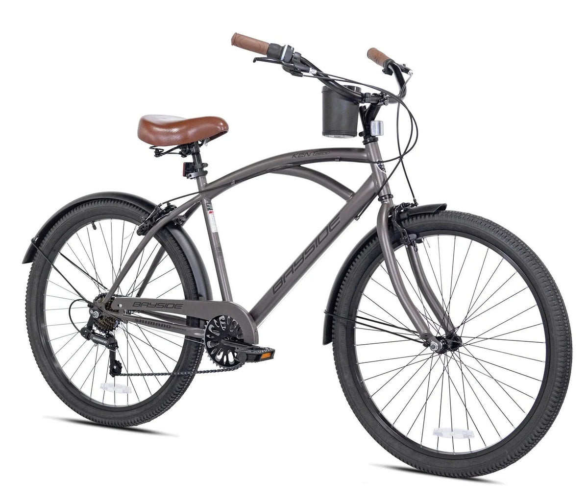 Kent Men's Cruiser Bike 26 in Satin Cocoa - Bayside