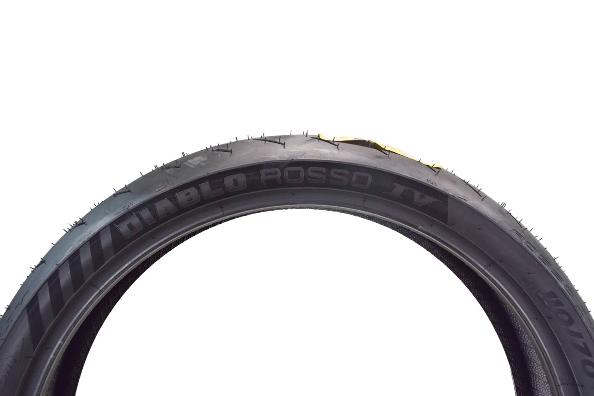 Pirelli Diablo Rosso IV Front 110/70ZR17 And Rear 190/55ZR17 Tires With Keychain